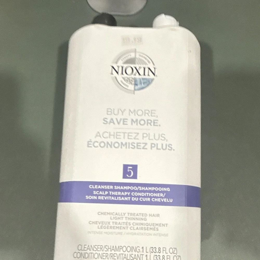 NIOXIN System 5 Cleanser Shampoo & Scalp Therapy Conditioner Duo 33.8 oz